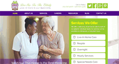 Desktop Screenshot of liveinsfortheelderly.com